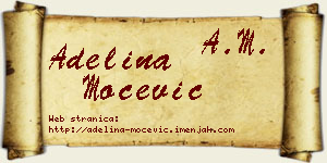 Adelina Močević vizit kartica
